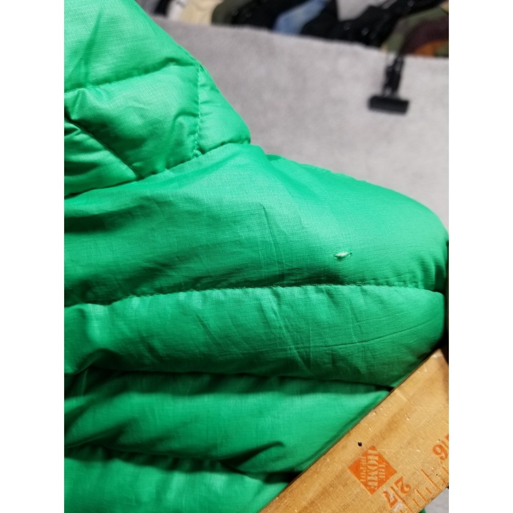 Patagonia Puffer Vest Womens Medium Green Full Zip Goose Down Lightweight Pocket - Picture 12 of 16